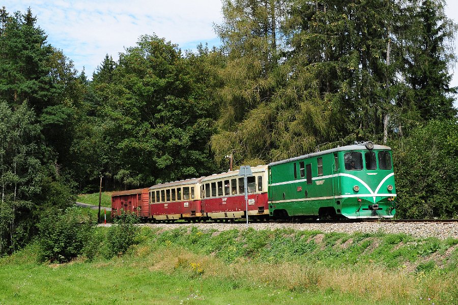 2020.08.27 JHMD T47.015 und T47.005 Jindřichův Hradec - Nová Bystřice (2)